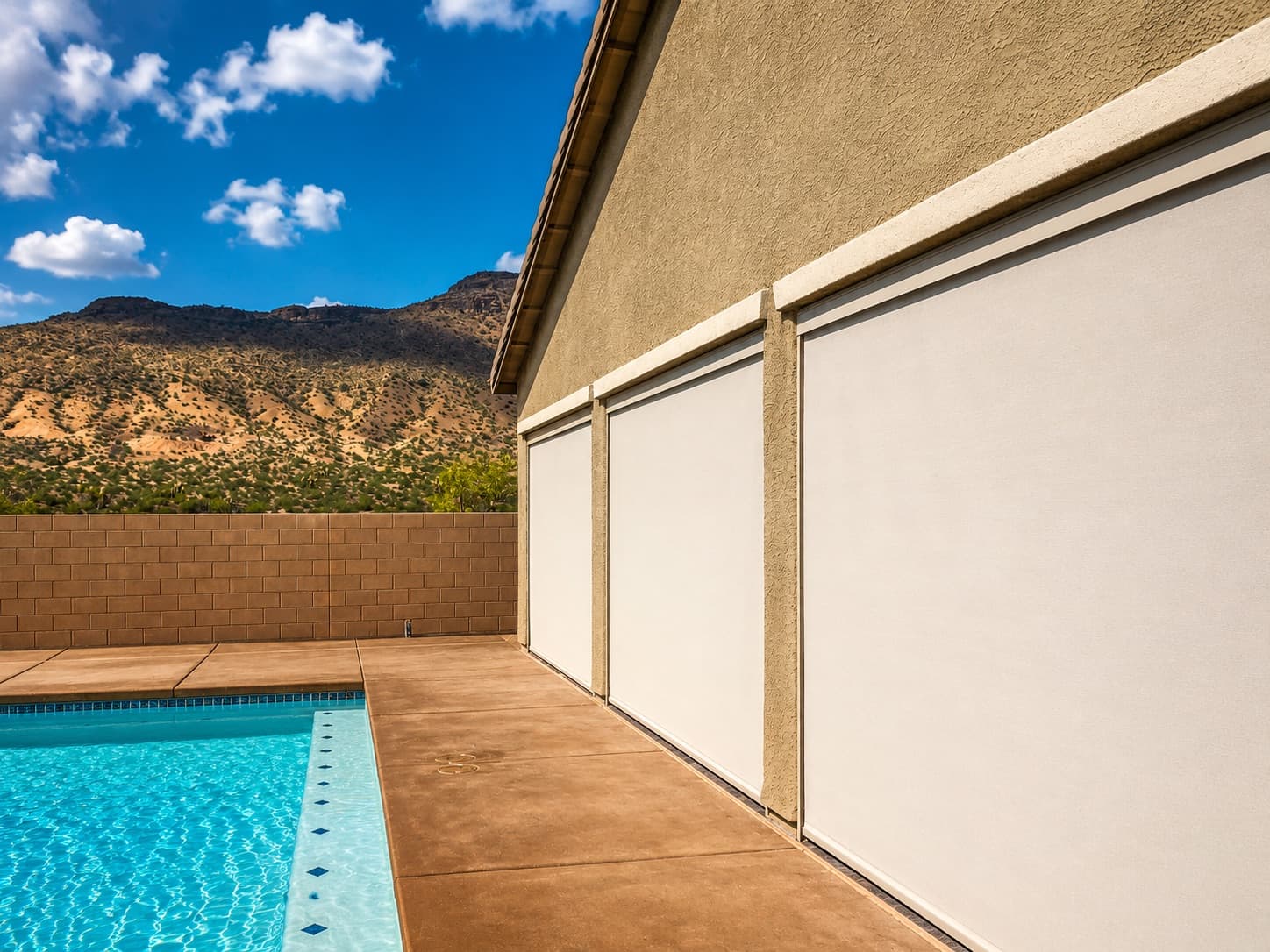 Exterior shade installation by SunScape Shades & Shutters in Southern Utah (8)