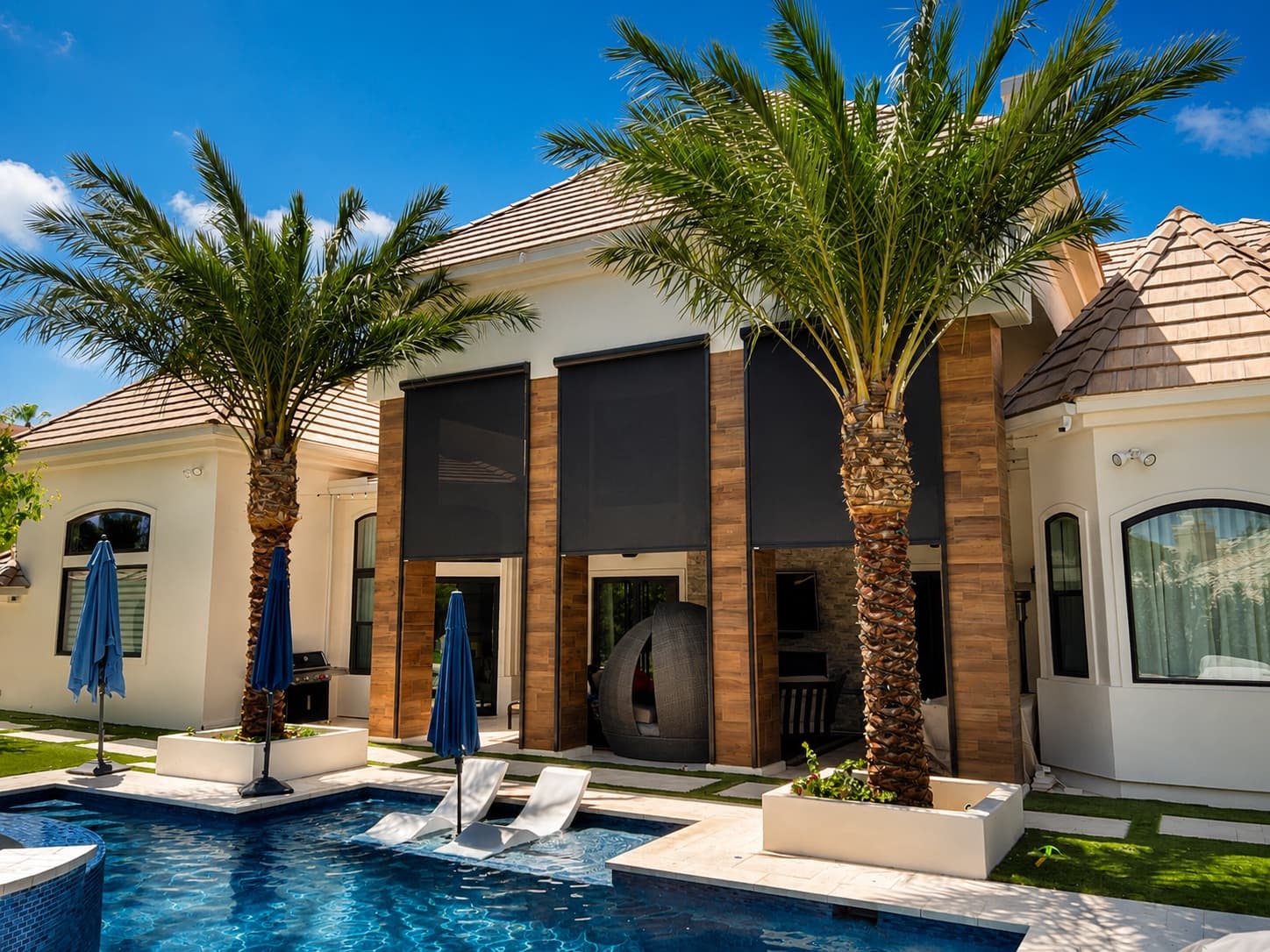 Exterior shade installation by SunScape Shades & Shutters in Southern Utah (9)